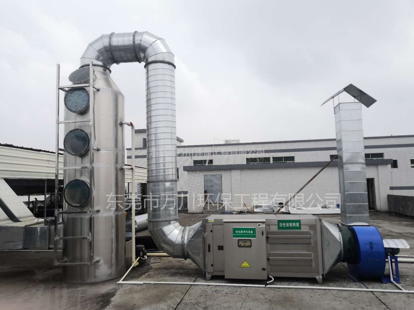 玩具廠手動(dòng)噴漆廢氣處理工程案例